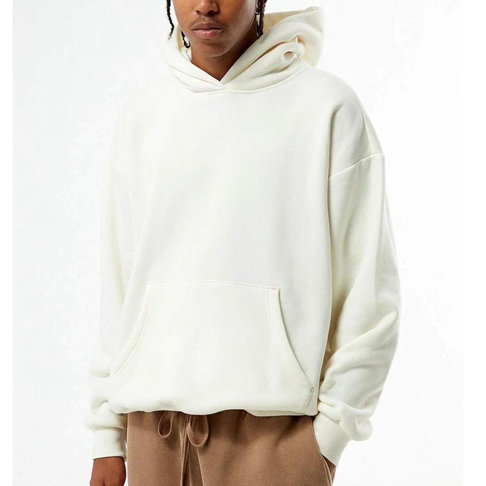 PACSUN‎ Off White Cream Solid Hoodie Size Medium